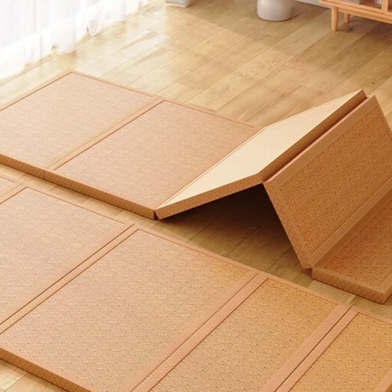 Quilt Cotton Summer - Foldable Tatami Japanese Summer Rattan Mat