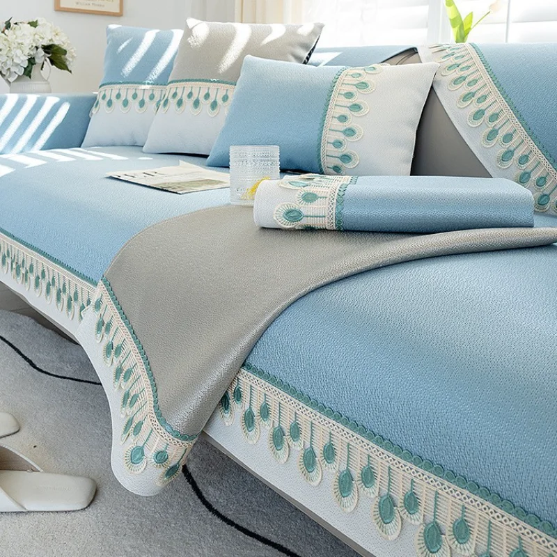 Quilt Cotton Summer - Ice Silk Sofa Cover Summer Cool