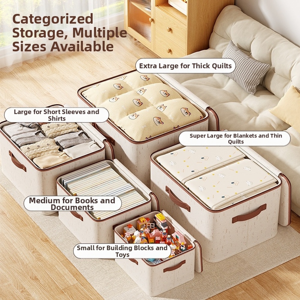 Foldable Storage Box With Lid  - đánh giá và giá Linum Home Textiles
