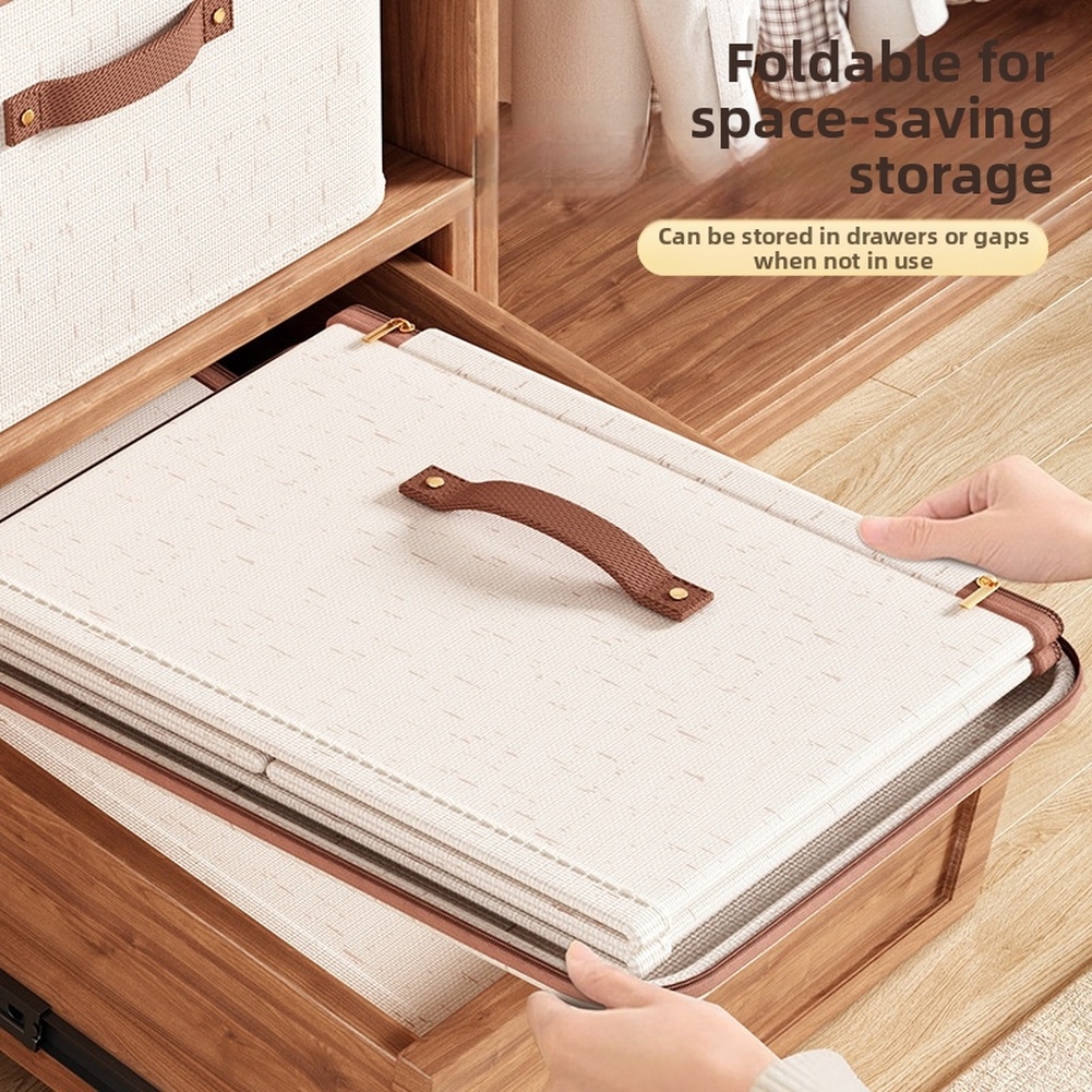 Foldable Storage Box With Lid  - đánh giá và giá Linum Home Textiles