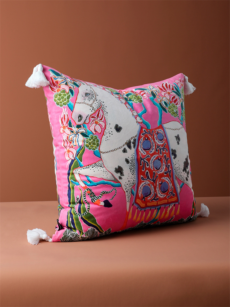 Chinoiserie Zebra With Asian P - đánh giá và giá Pillow Cover 20X20