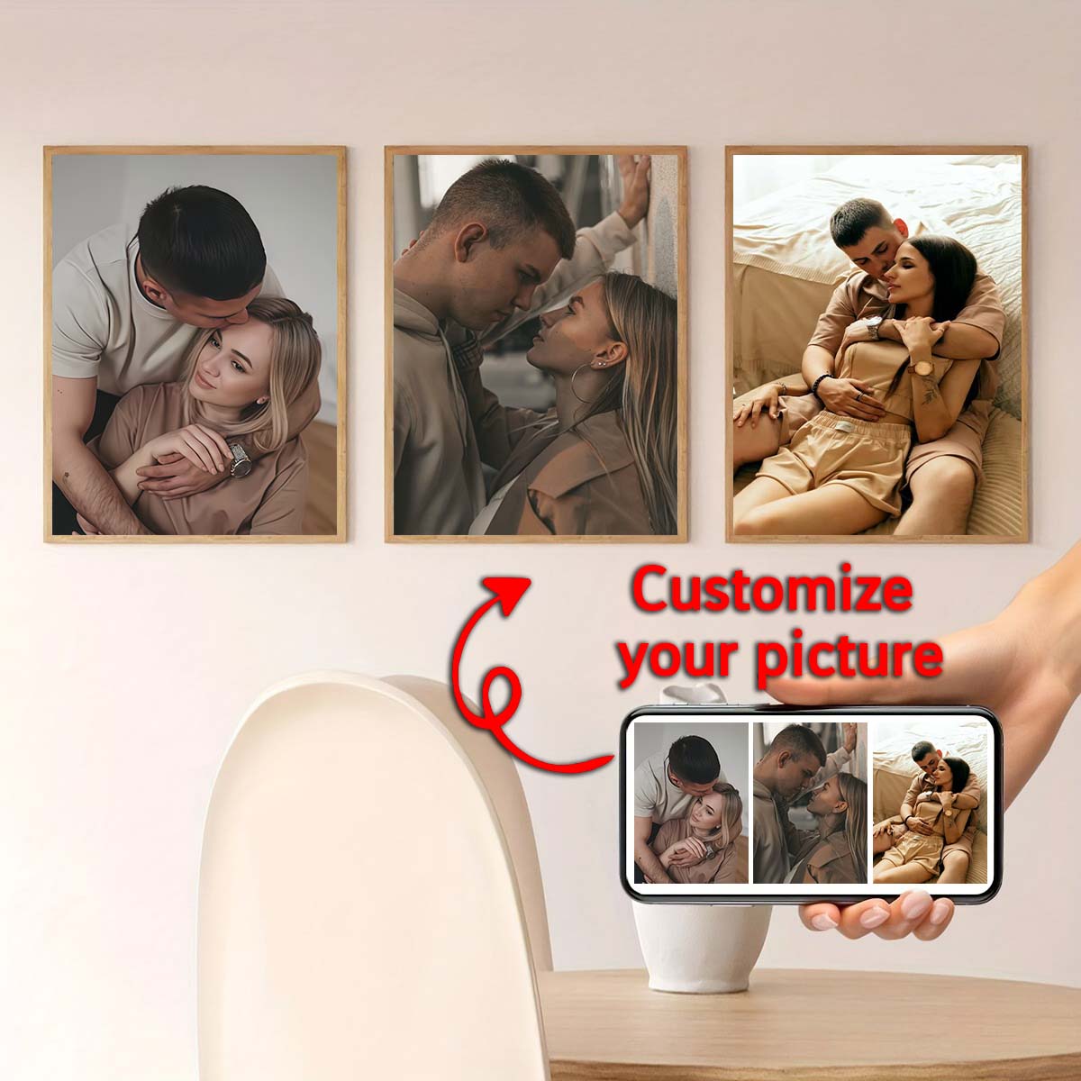 Triptych - 2D Custom Photo Woo - đánh giá và giá Home And Textiles