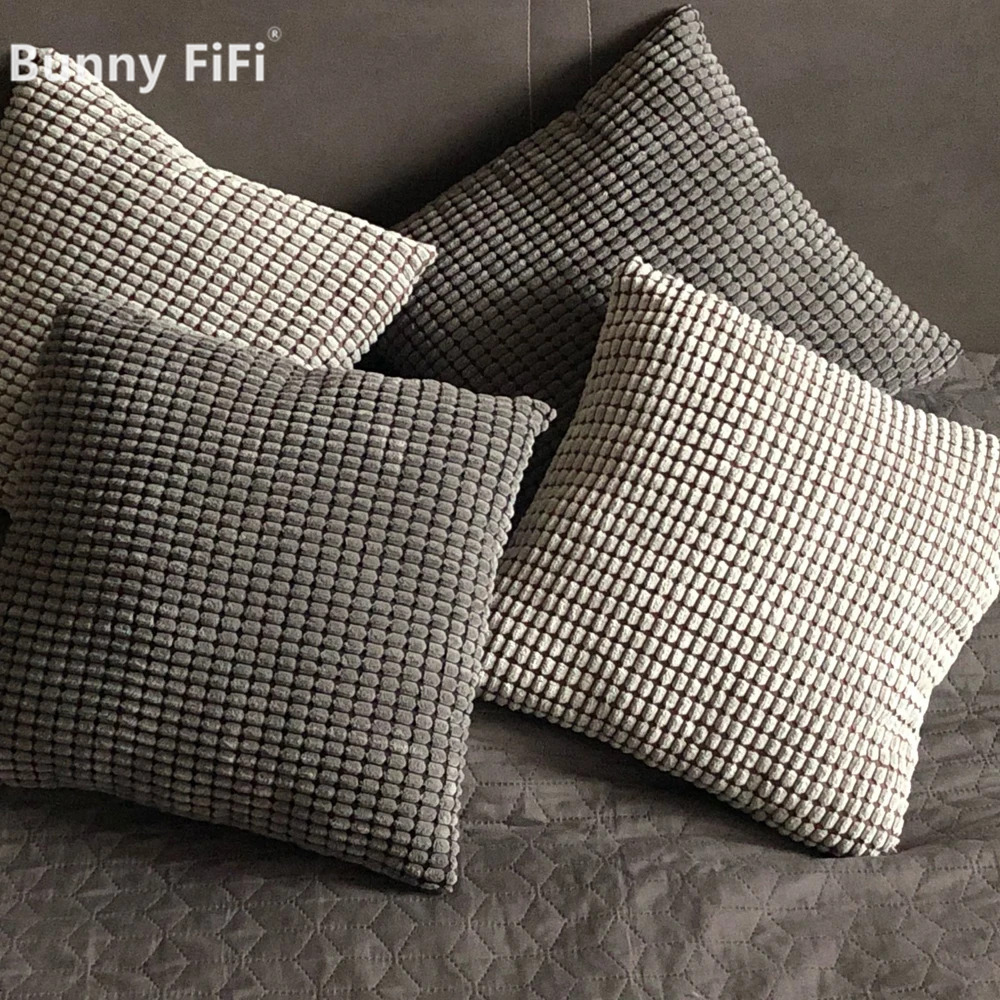 Soft Corduroy Corn Grain Home  - đánh giá và giá Pillow Cover 20X20