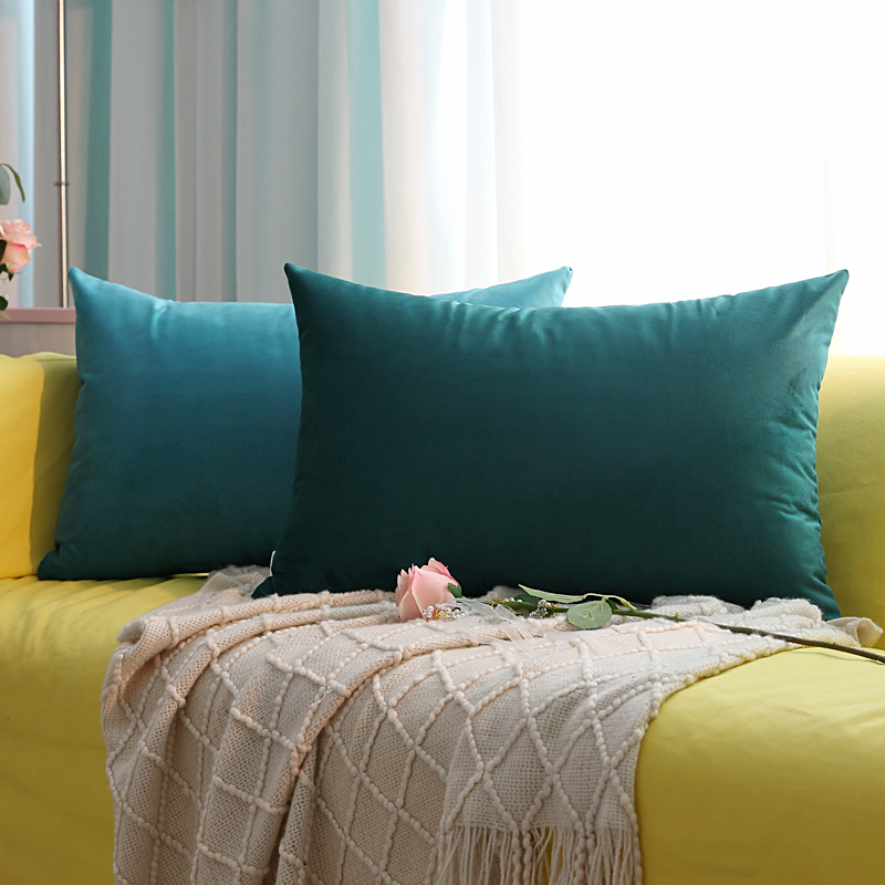 Soft Velvet Cushion Covers Pla - đánh giá và giá Pillow Cover 20X20