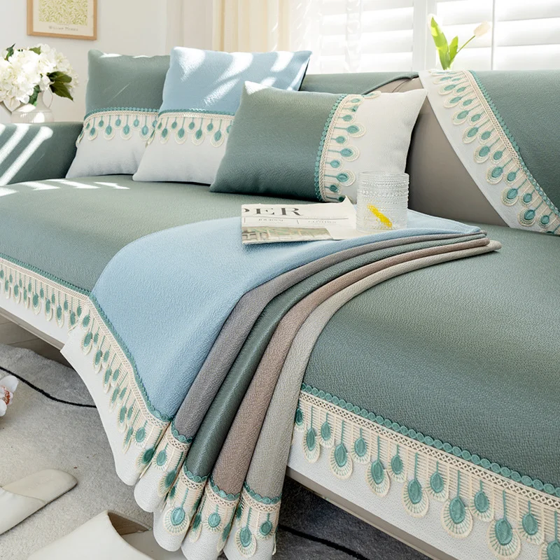 Ice Silk Sofa Cover Summer Coo - đánh giá và giá Quilt Cotton Summer