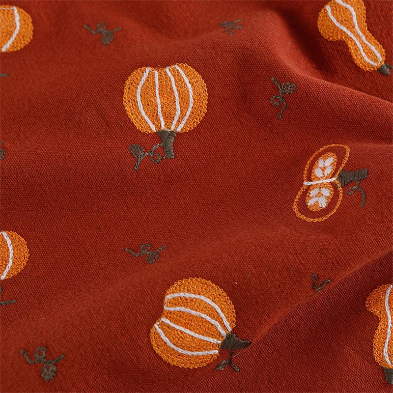 Cotton Linen Pumpkin Embroider - đánh giá và giá Linum Home Textiles