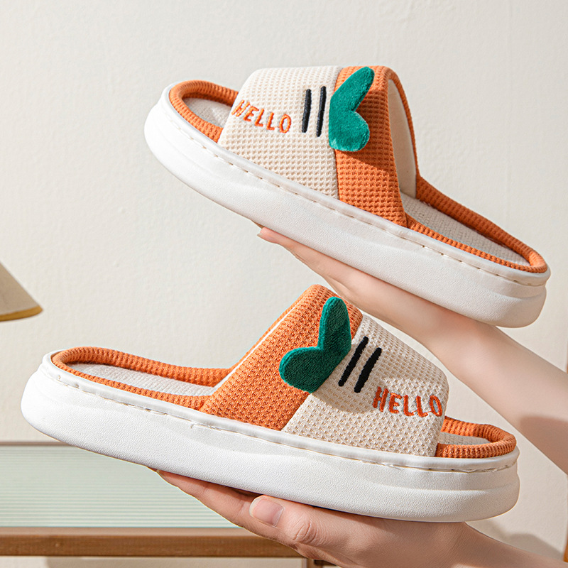 New Style Linen Slippers for W - đánh giá và giá Home And Textiles