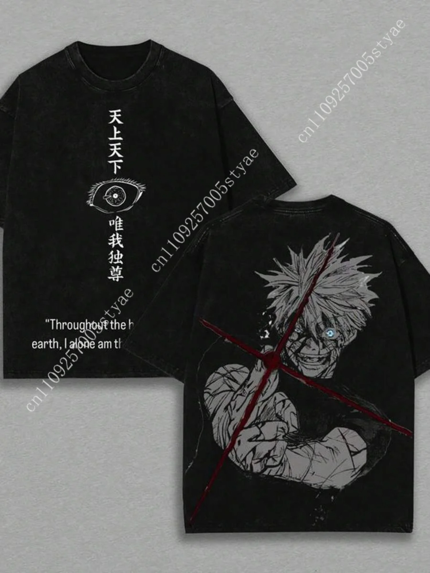 Gojo Satoru Graphic Tshirt  Ma - đánh giá và giá Quilt Cotton Summer