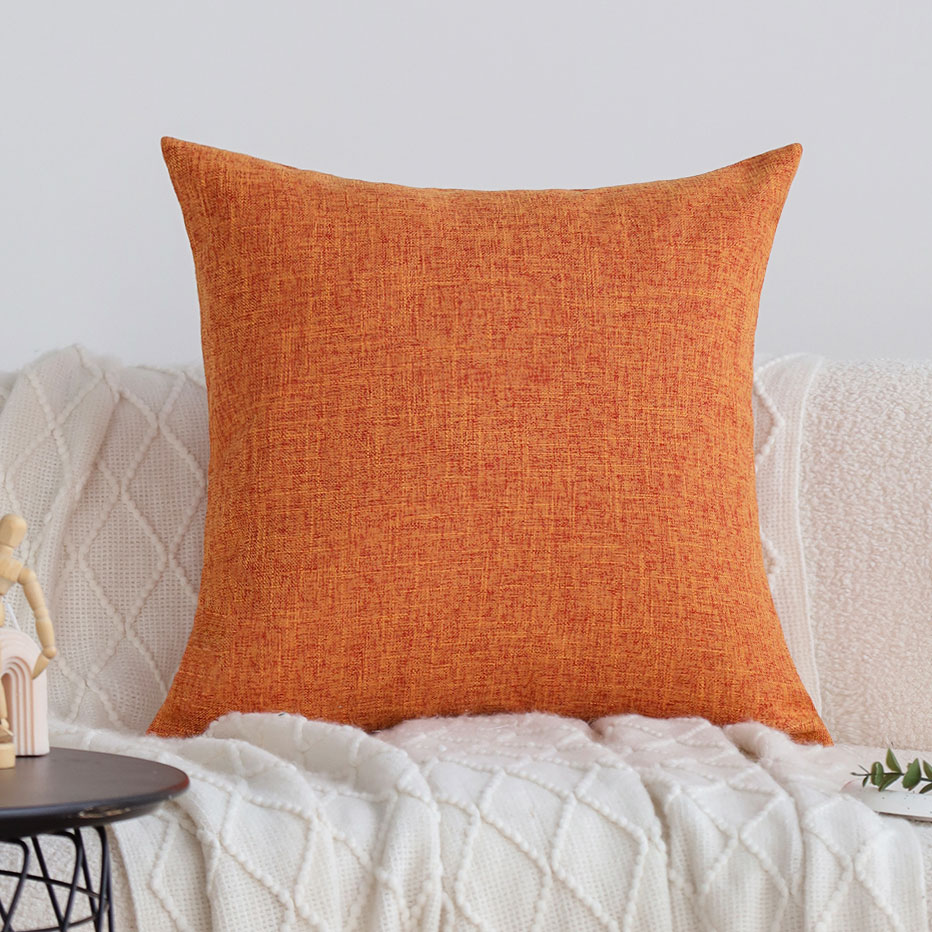 Orange Cushion Cover Sofa Deco - đánh giá và giá Pillow Cover 20X20
